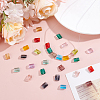 65Pcs 13 Colors Glass Imitation Austrian Crystal Beads GLAA-ME0001-38-4