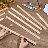 Wood Carving Waistline Edge Strips for Living Room Background Wall Decorative AJEW-GF0013-86C-3