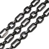 201 Stainless Steel Oval Link Chains CHS-F024-02A-EB-1