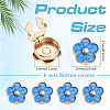 6Pcs Zinc Alloy Cufflinks BUTT-ME0001-50B-03-2