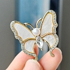 Butterfly Rhinestone with Acrylic Brooch PW-WG36D64-01-1