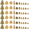 100Pcs 10 Styles Tibetan Styles Alloy Bead Cone & Caps FIND-SP0020-73B-7