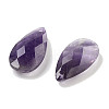 Natural Amethyst Pendants G-H007-08B-2