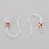 Eco-Friendly Plastic Earring Hooks STAS-K203-03RG-3