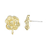 Alloy Stud Earring Findings PALLOY-N150-80LG-3