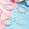 Glass & Seed Beads Braided Bead Bracelets BJEW-MZ00283-2