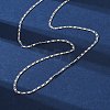 Brass Link Chain Necklaces for Women NJEW-D302-12P-5