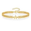 Letter 304 Stainless Steel Link Bracelets FS-WG7830E-01-1