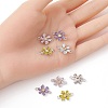 8Pcs 4 Colors Alloy Enamel Connector Charms FIND-YW0003-74-3