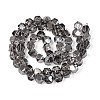 Electroplate Glass Beads Strands EGLA-T021-21J-2