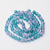 Crackle Glass Beads Strands X-CCG-Q002-10mm-06-2
