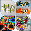 800Pcs Opaque Plastic Beads KY-SP0001-47A-6