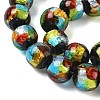 Handmade Foil Glass Beads LAMP-K039-37B-3