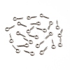 Non-Tarnish 304 Stainless Steel Screw Eye Pin Peg Bails X-STAS-E044-07P-02-3