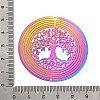 Tree of Life 201 Stainless Steel 3D Rotating Hanging Wind Spinner STAS-C166-05RC-3