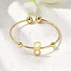 201 Stainless Steel Cuff Bangles BJEW-Z151-02G-01-2