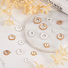 14pcs 14 style Brass Pendant Cabochon Settings & Cabochon Connector Settings FIND-BY0001-13-13