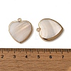 Natural Freshwater Shell Pendants SHEL-M021-14G-3