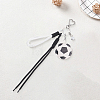 1Pc Sports ThemePU Leather Keychains KEYC-SP0001-67B-7
