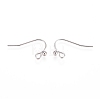 Brass Earring Hooks KK-L198-001P-1