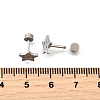 304 Stainless Steel Stud Earrings EJEW-H161-01P-K-5
