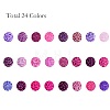 288G 24 Colors Glass Seed Beads SEED-JQ0005-01F-3mm-2