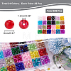   600Pcs 24 Colors Transparent Crackle Glass Beads CCG-PH0001-12-2