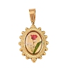 Epoxy Resin Pendants STAS-P436-01G-02-1
