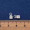 Brass Micro Pave Cubic Zirconia Charms KK-C071-12S-3