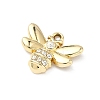 Alloy Rhinestone Pendants ALRI-D303-19G-01-2