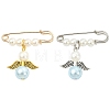 Iron Safety Pin Brooch JEWB-FS00003-2