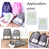 WADORN 10Pcs 2 Sizes Non-Woven Fabric Shoes Storage Drawstring  Bags ABAG-WR0001-01A-6