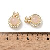 Brass Micro Pave Clear Cubic Zirconia Pendants KK-D228-01G-01-3
