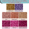  8 Bags 8 Colors Electroplate Glass Beads EGLA-TA0001-33-12