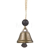 2Pcs 2 Styles Iron Bell Pendant Decorations HJEW-JM02178-3