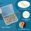  10Pcs 5 Size 316L Surgical Stainless Steel Huggie Hoop Earrings for Girl Women EJEW-TA0001-10-11