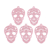 430 Stainless Steel Filigree Pendants STAS-S108-23E-1