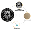 1Pc Chakra Gemstones Dowsing Pendulum Pendants FIND-CN0001-15A-3