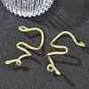 Brass Cuff Earrings for Women EJEW-A167-11G-1