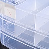 (Defective Closeout Sale: Cracks) 14 Grids Plastic Handled Organizers AJEW-XCP0002-55-7