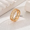 Elegant Cloud Pattern Brass Cubic Zirconia Ring for Women Casual Vacation Wear NW6172-2-1