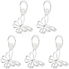 5Pcs 925 Sterling Silver Charms STER-BBC0009-44C-1