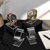 10Pcs C Shaped Acrylic Single Watch Display Stands ODIS-PH0009-32-4