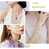 Fashewelry 20Pcs 10 Styles Natural Mixed Gemstone Pendants G-FW0001-39-32