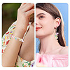 27Pcs 9 Colors Two Tone Glass Charms PALLOY-TADJ00014-6