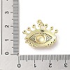 Brass Micro Pave Cubic Zirconia Pendants KK-E092-09G-04-3