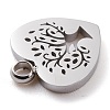 Non-Tarnish 304 Stainless Steel Charms LS-STAS-Y002-05P-3