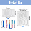 2Pcs 2 Styles Silicone Bookmark Molds DIY-TA0015-02-3