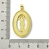 Real 18K Gold Plated Brass Micro Pave Cubic Zirconia Pendants KK-H472-14G-10-3