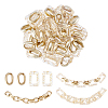 100Pcs 2 Style Plastic Linking Rings KY-FH0001-09-1